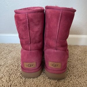 Ugg Boots; size 8; color: raspberry